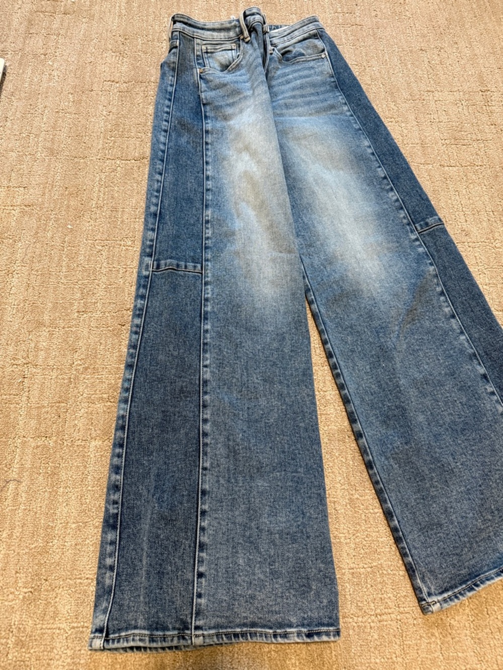 Risen Jeans wide leg flare jeans Sz 5/27 - Picture 6 of 6
